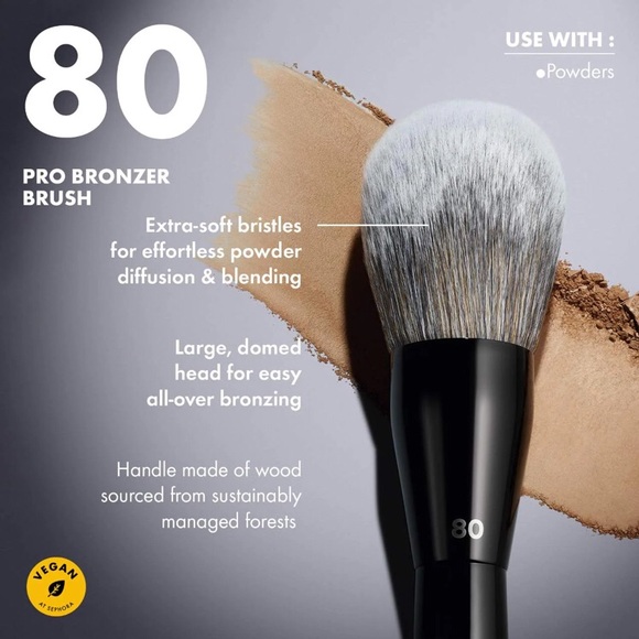 Sephora Pro Bronzer Brush #80 - Picture 2 of 3